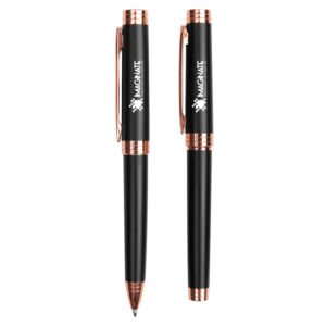 BP262 -  SET DE BOLIGRAFO Y ROLLER "COBRA" TINTA AZUL