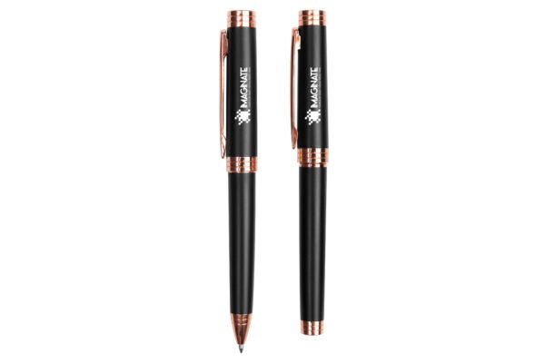 BP262 -  SET DE BOLIGRAFO Y ROLLER "COBRA" TINTA AZUL